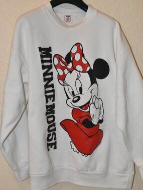 Vintage Disney Sweatshirt Minnie Mouse Size L